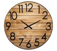 Horloge murale en bois Abby, sapin, Ø 70 cm