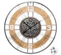 Horloge murale avec mécanisme décoratif LANA, Ø 90 cm
