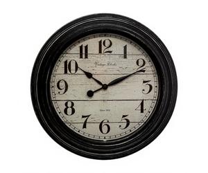 Atmosphera Horloge Elyssa avec moulures en plastique - Diamètre 29 cm