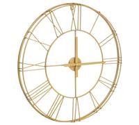 Atmosphera - Horloge murale PHIL 70 cm - métal doré vintage