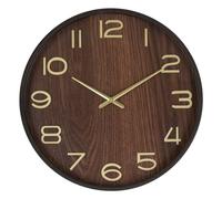 Atmosphera Horloge Ivana – Bois foncé – Ø 38 cm
