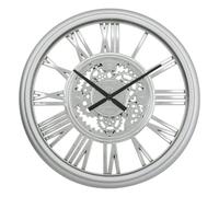 Atmosphera - Horloge Ricky Argent d40cm