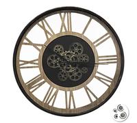 Atmosphera - Horloge Paul - métal et Bois D57 cm