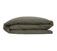 Atmosphera - Housse de couette 2 places 100% lin - 260x240cm - Vert Kaki Vert G