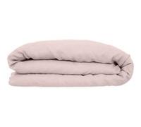 Atmosphera - Housse de couette 2 places en lin 260x240 - Rose Rose G