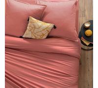 Atmosphera - Housse de Couette en Coton - Rose Blush 140x200 cm