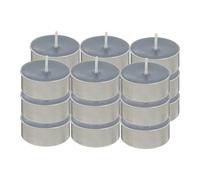 Créateur d'intérieur - Lot de 18 Bougies Chauffe-Plat Hugo 3,7cm Bleu Orage