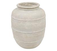 Jarre Romia blanc H46cm - Atmosphera Créateur d'intérieur