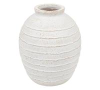 Atmosphera Vase jarre déco Romia - Blanc