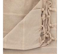 Atmosphera – Jeté de lit Anjali – Coton Beige 160x220 cm