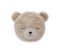 Atmosphera Kids Coussin enfant rond Ourson Diamètre 28 cm Beige