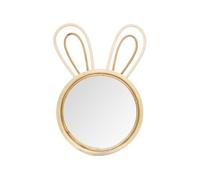 Atmosphera Kids - Miroir mural enfant en bambou Wild - Diam. 24 cm - Wild