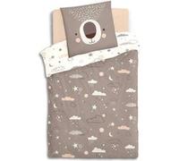 Atmosphera Kids - Parure de lit enfant Ourson - 100% coton 57 fils - 140 x 200 cm - OURSON Marron G