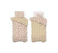 Atmosphera Kids - Parure de lit enfant Savane - 100% coton 57 fils - 140 x 200 cm