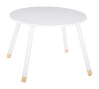 Atmosphera Kids Table Enfant Douceur - Diam. 60 cm - Blanc