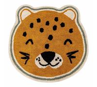 Atmosphera - Tapis Enfant léopard kori Jaune Ocre d90cm
