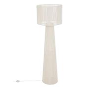 Lampadaire design en coton Blanc 45x45x145 cm