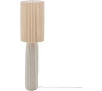 Atmosphera - Lampadaire cylindrique en grès KENAN - Beige - Kenan Beige