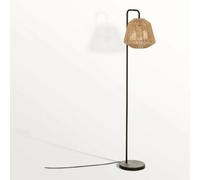 ATMOSPHERA Lampadaire Jily métal/beige - H. 150 cm