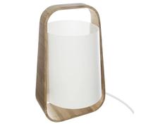 Atmosphera Lampe à poser bambou - Blanc