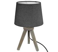 Atmosphera Lampe à poser bois - Gris