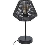 Lampe effet corde jily h.34cm noir