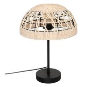 Atmosphera Lampe à poser en rotin Rory - Beige