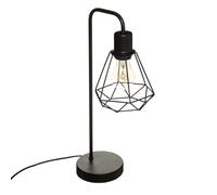 Lampe ""Flave"" métal noir H46cm - Atmosphera Créateur d'intérieur