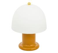 Atmosphera Lampe à poser LED Rick – Design champignon, H 21 cm, Verre, sans fil