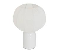 Atmosphera Lampe à poser métal Tobie - Blanc
