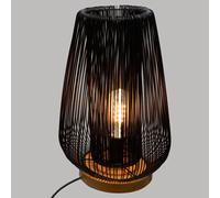 Atmosphera Lampe filaire Noda – métal, E27 40 W, 40,5 cm – Noir