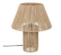 Atmosphera - Lampe à Poser Salva en Papier Tressé, H 38 cm, Style Bohème - Luminaire pour Salon, Chambre, Bureau