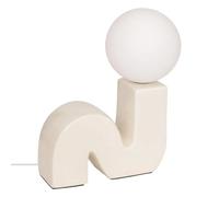 Lampe à poser champignon secteur Sibil beige H33,5cm - Atmosphera Créateur d'intérieur