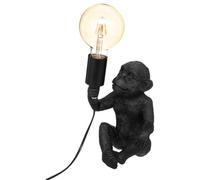 Atmosphera Lampe résine noir H24-5 cm