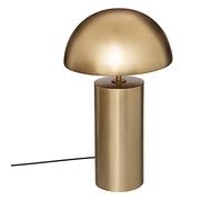 Atmosphera - Lampe Champi en Acier - Doré - H 50cm - Secteur - Douille E27 - Style Rétro et Design - Idéale Chambre, Salon, Bureau - 40W Max
