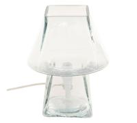 Atmosphera - Lampe champignon elita h.26cm en verre transparent