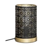 Atmosphera - Lampe Gypsy noire - métal ajouré H21.5 cm