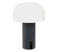 Atmosphera Lampe d'extérieur rechargeable en métal JANY Gris foncé