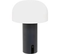 Lampe d'extérieure rechargeable en métal JANY - Gris foncé