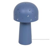 Atmosphera - Lampe droite champignon starry h.27cm bleu