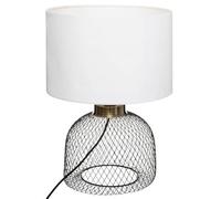 Atmosphera - Lampe Emie - noir et blanc - métal H38 cm