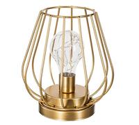 Atmosphera - Lampe micro LED Madi - métal filaire - doré - H17 cm