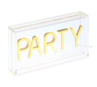 Atmosphera Lampe néon LED Party - Jaune