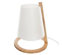 Atmosphera – Lampe Pita en bambou – H26 cm – blanc