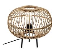 Atmosphera - Lampe trépied Eads - bambou H31 cm