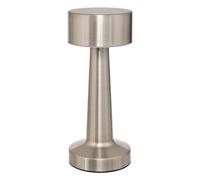 Atmosphera Halto lampe d’extérieur, hauteur 21 cm, métal argenté
