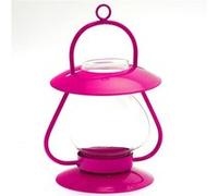 Lanterne Décorative - Verre Souffl? - Rose