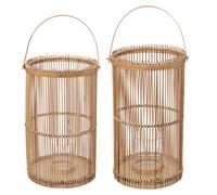 Atmosphera Lanterne en bambou - Beige