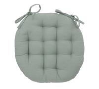 Atmosphera - Galette de Chaise Anjali en Coton D38cm Marron Cannelle