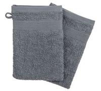 Atmosphera - Lot 2x Gants de toilette - 15 x 21 cm. - Gris foncé Gris G